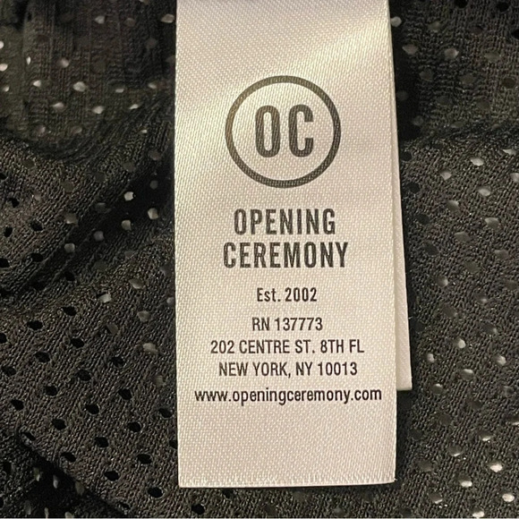 OPENING CEREMONY NWOT OC Box Logo Mesh Tank in Black - Picture 9 of 11